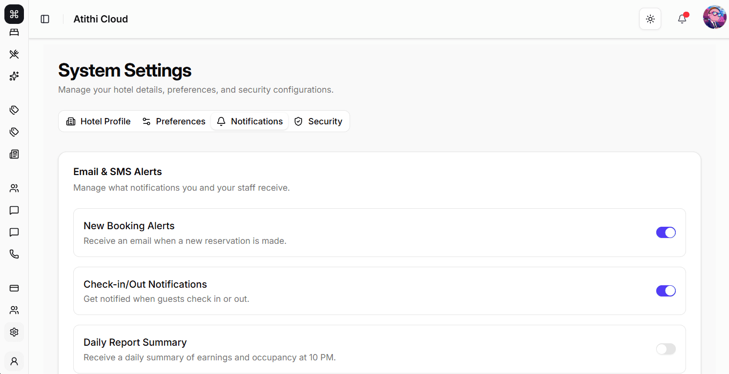 Communication & Alerts